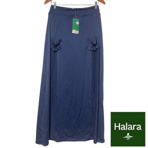 HALARA High Waisted Decorative Buckle 2-in-1 Maxi Casual Skirt